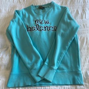 Teal new balance crew neck.